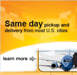 Same Day Next Flight Out service within the United States.